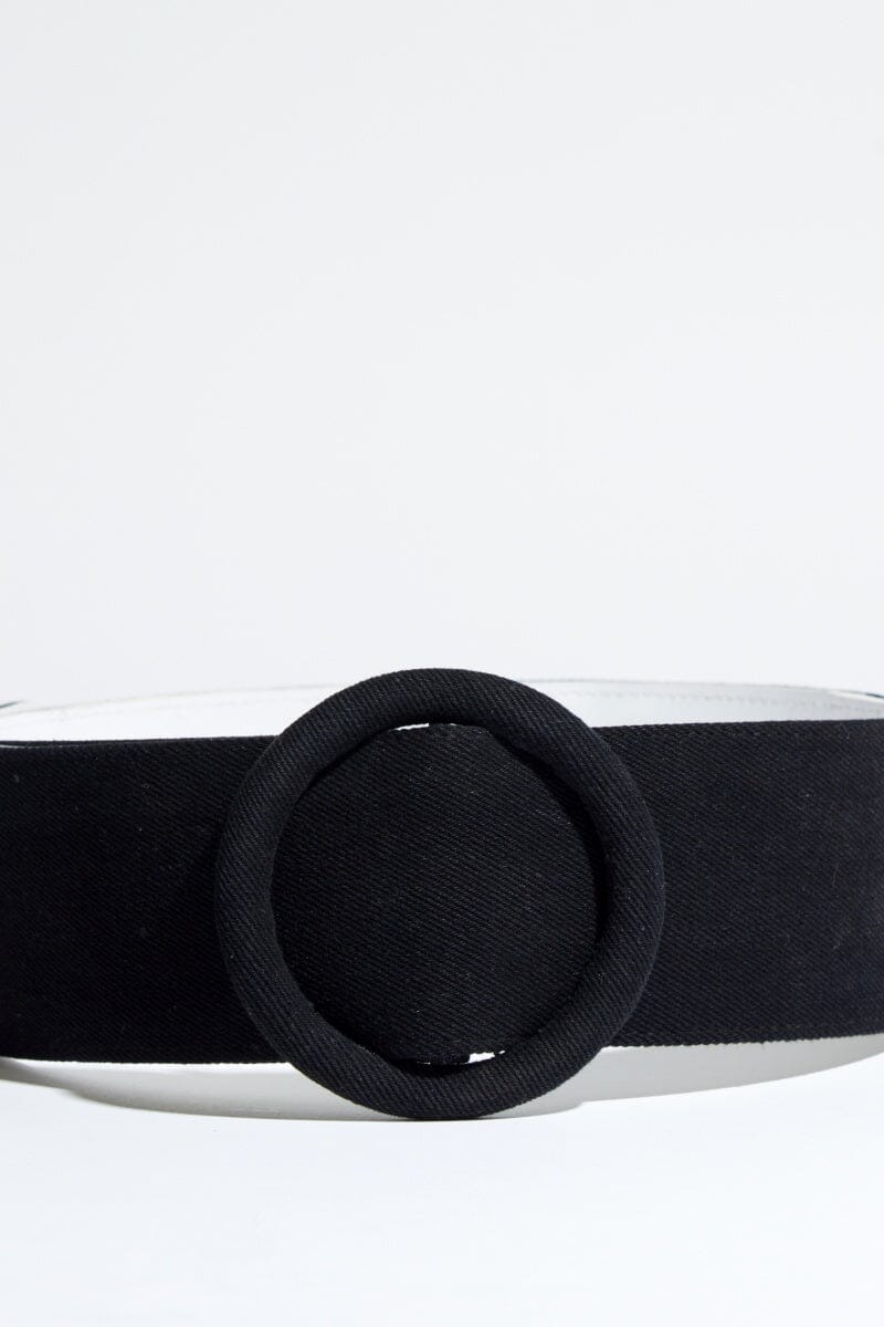 Hyped Round Buckle Thick Belt by Madish