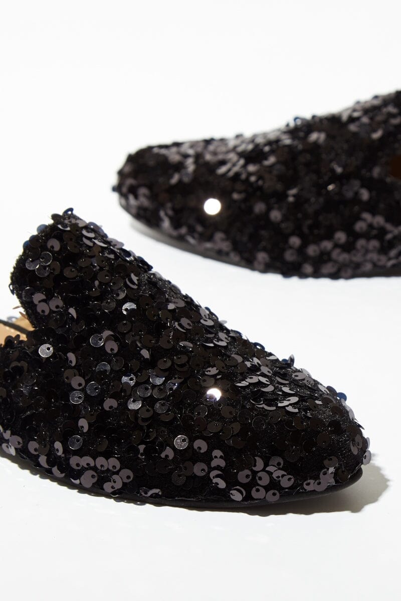Black Starry Night Flats by Boo & Babe