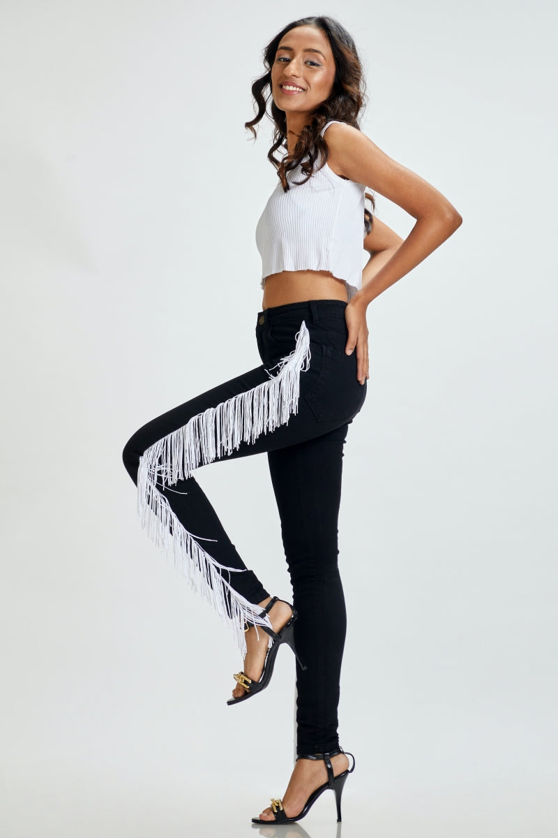 The Cowgirl Skinny High Waist Jeans by Madish