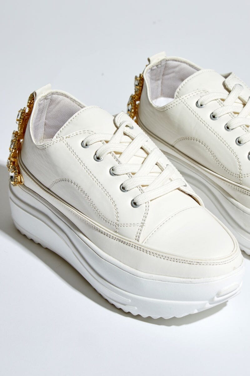 Double Dapper Studded Sneakers by Boo & Babe