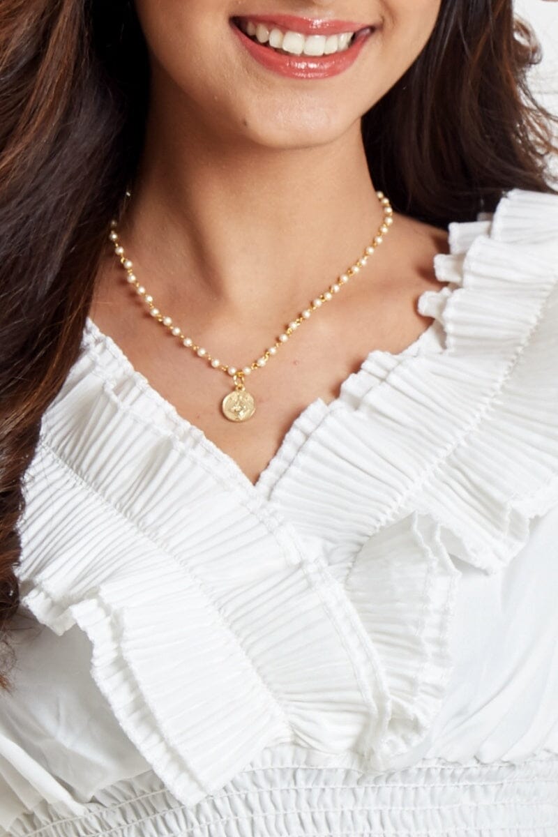 Dreamy Pearl Chain Minimal Necklace