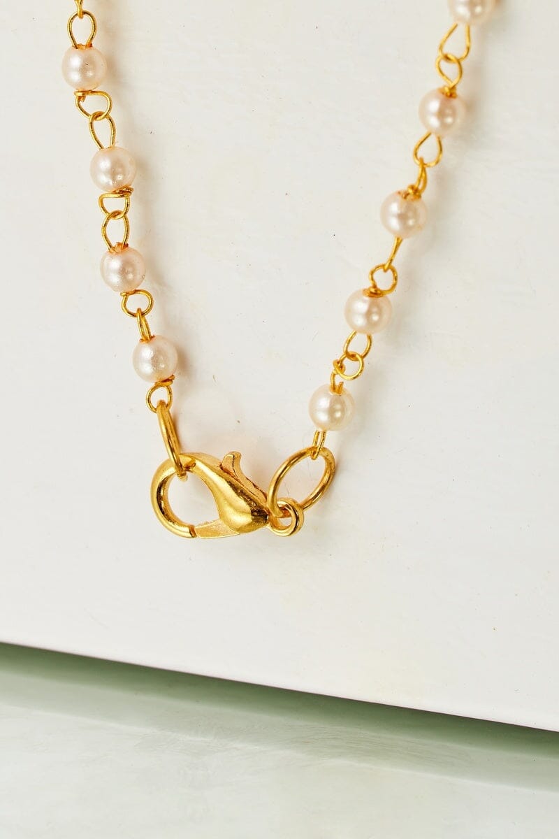Dreamy Pearl Chain Minimal Necklace by Boo & Babe