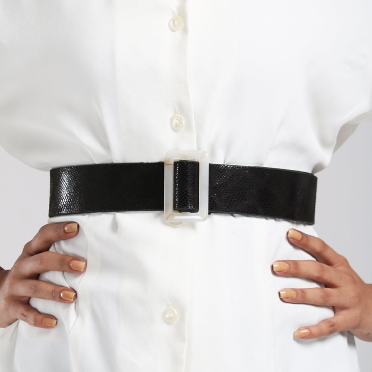 Glossy Thick Belt by Madish