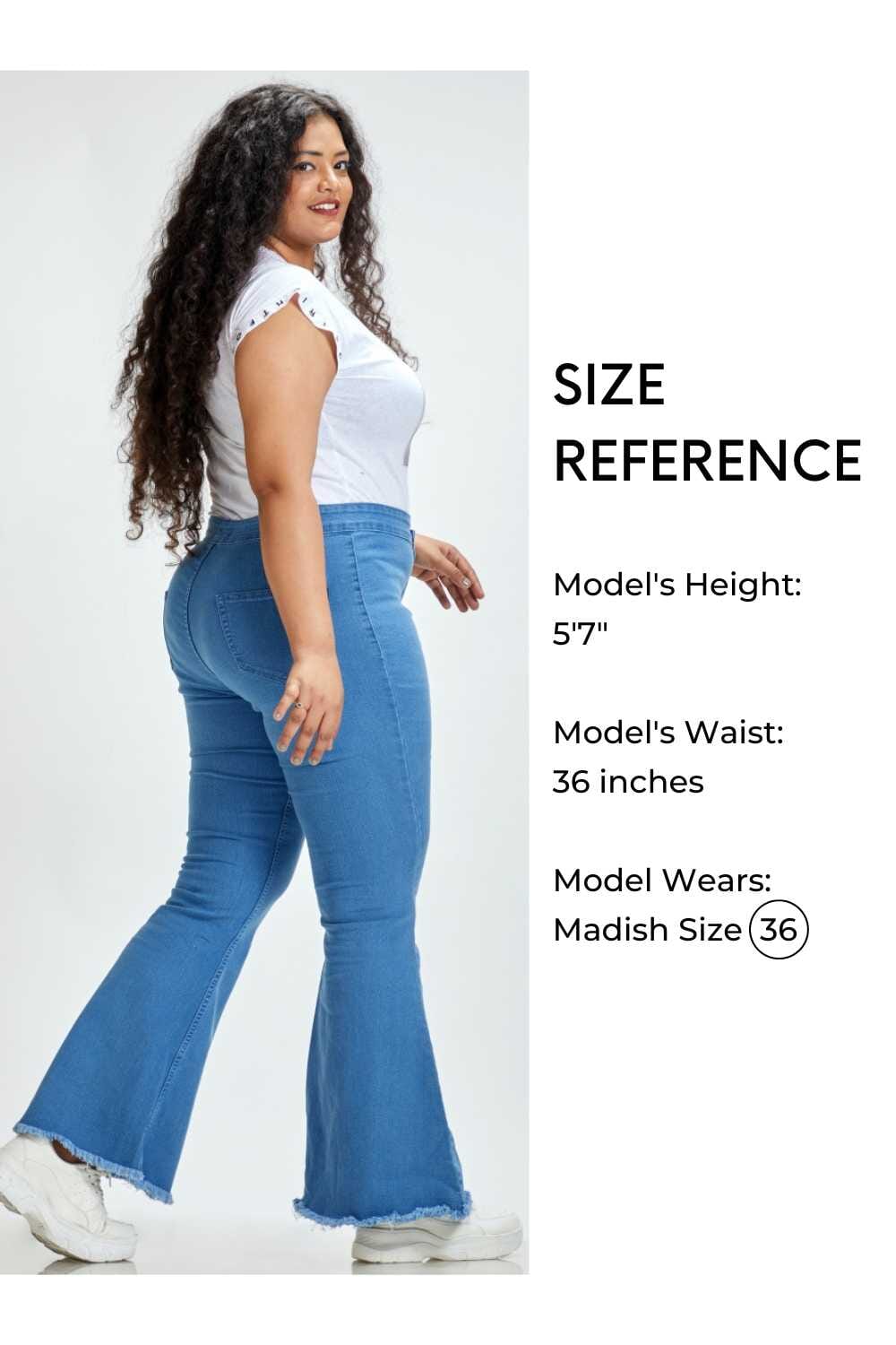 Max Bell Bottom High Waist Jeans by Madish