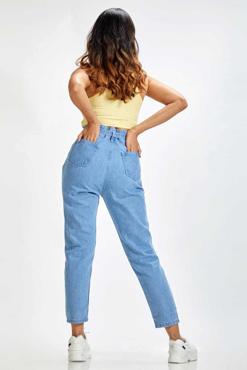 Amazon.com: High Waist Baggy Boyfriend Jeans for Women Trendy Straight Jeans  Girls Wide Leg Vintage 90s Denim Pants Mom Jeans : Clothing, Shoes & Jewelry