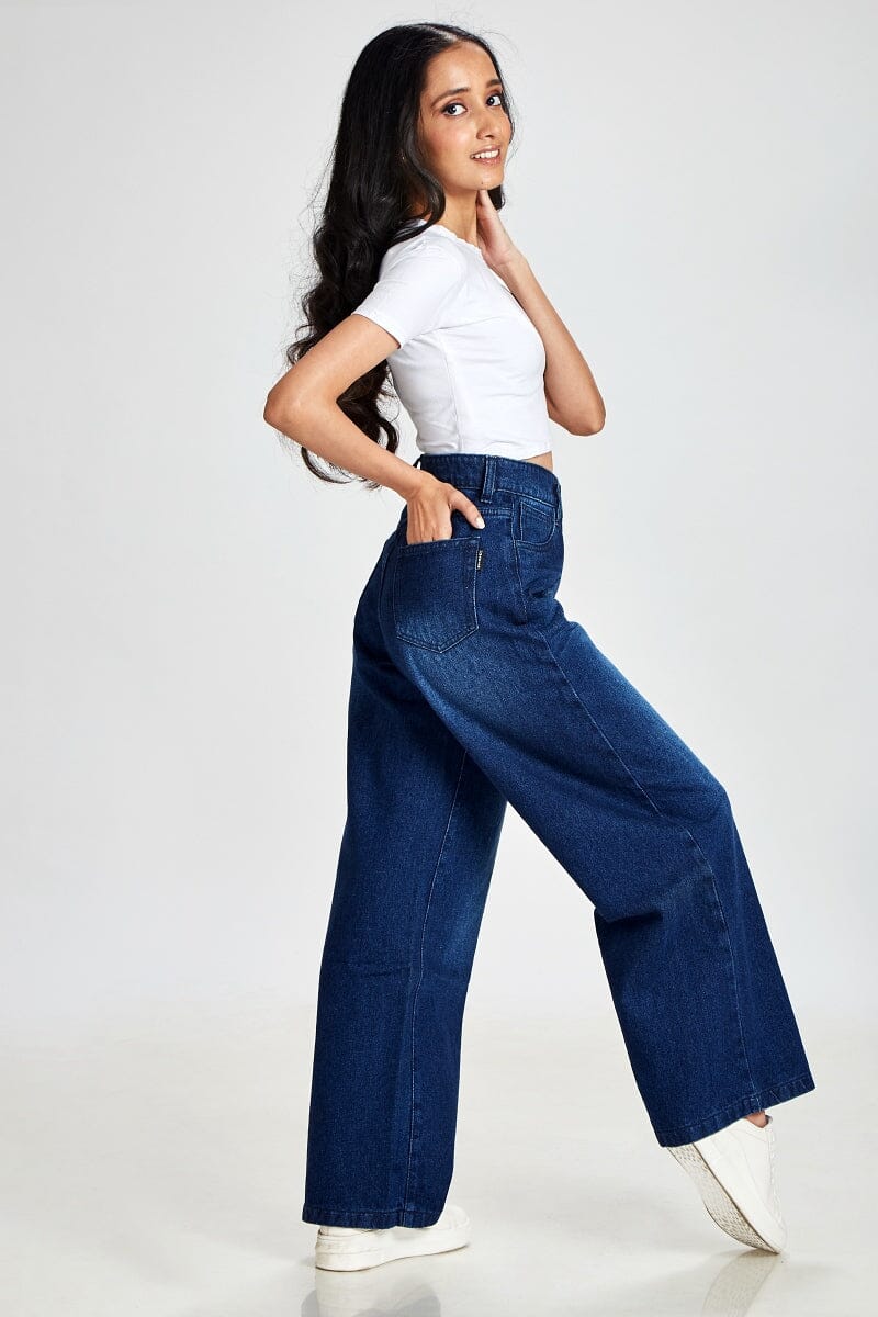 Judy Blue Jeans  Plus Size Carolynn High Rise Trouser Wide JB82471-PL –  American Blues