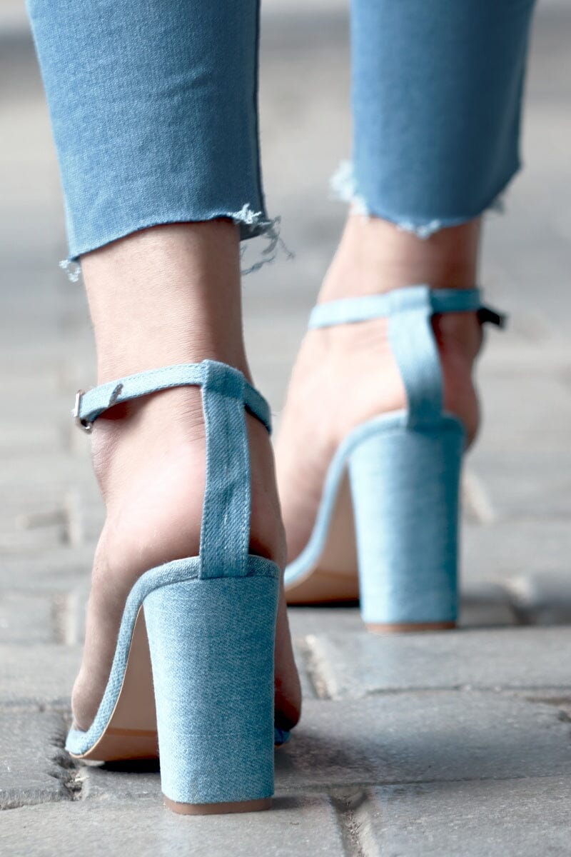 The Classy Denim Block Heels by Madish
