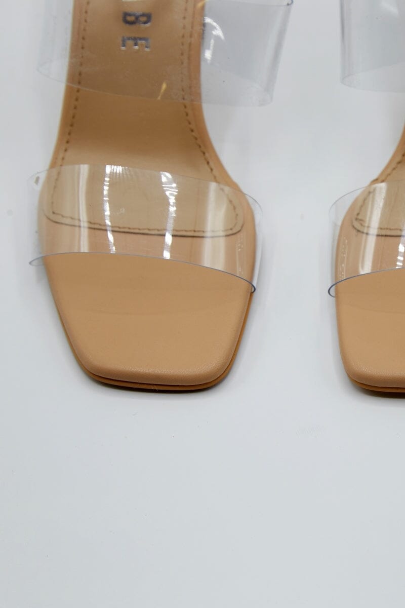 The Clear Pencil Mules by Boo & Babe