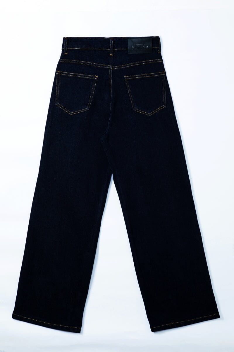 Vintage Raw Wide Leg Jeans by Madish